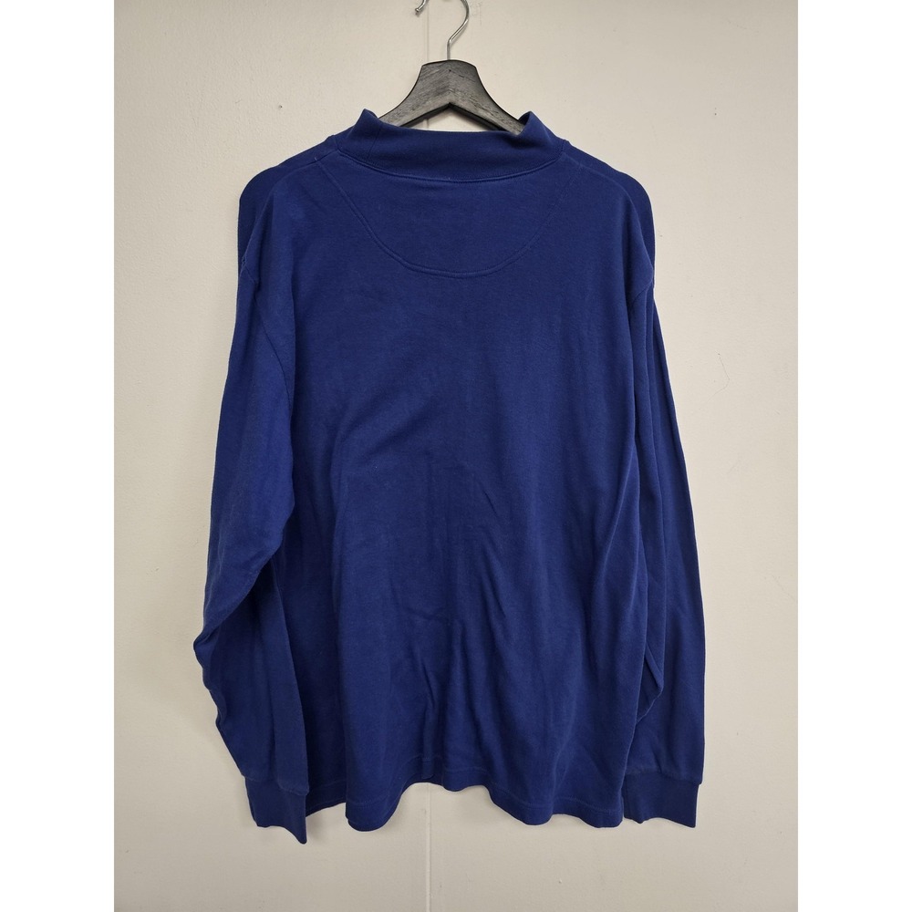 Toys R Us Geoffrey Shirt Mens Large Blue Long Sleeve Mock Neck TRU Promo 2016 - Picture 2 of 6